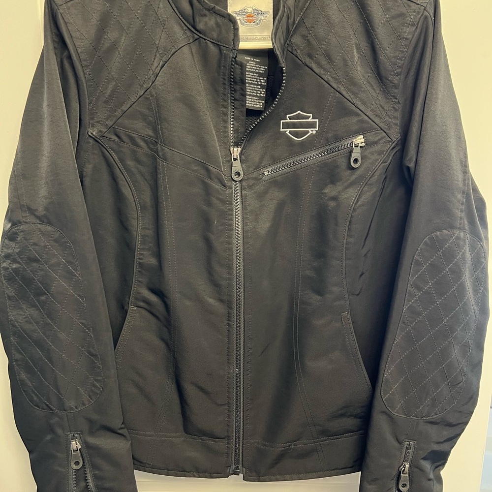 Harley-Davidson Black Quilted Riding Jacket